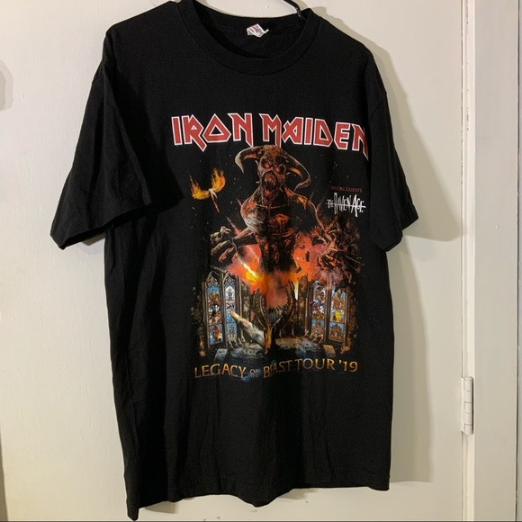 Other - VINTAGE 1990s IRON MAIDEN T SHIRT SZ L
